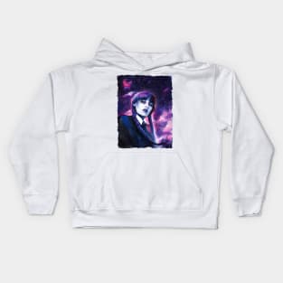 Wednesday Addams - Watercolor Painting Netflix Adaptation Kids Hoodie